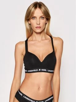KARL LAGERFELD Γυναίκες Χωρίς Μπανέλα Σουτιέν χωρίς μπανέλα Logo 211W2109 Μαύρο Μαύρο