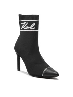 KARL LAGERFELD Γυναίκες Biker Μποτάκια Μποτάκια KL31362 Μαύρο Μαύρο