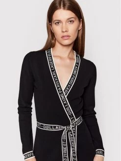 KARL LAGERFELD Γυναίκες Πλεκτά Φορέματα Φόρεμα υφασμάτινο Wrap 215W1330 Μαύρο Regular Fit Μαύρο 8 KARL LAGERFELD Γυναίκες Πλεκτά Φορέματα Φόρεμα υφασμάτινο Wrap 215W1330 Μαύρο Regular Fit Μαύρο -KARL LAGERFELD Κατάστημα unnamed file 2598