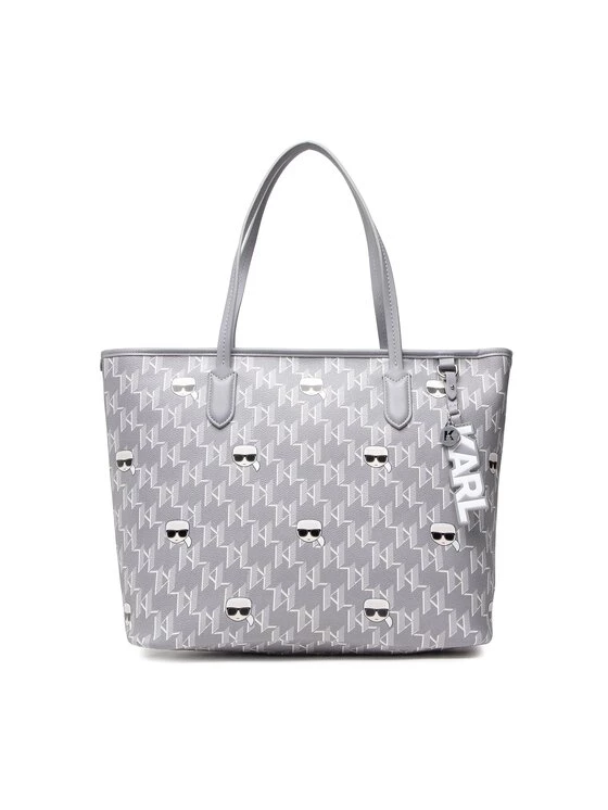 KARL LAGERFELD Γυναίκες Τσάντες Shoppers Τσάντα 225W3026 Γκρι Γκρι 1 KARL LAGERFELD Γυναίκες Τσάντες Shoppers Τσάντα 225W3026 Γκρι Γκρι