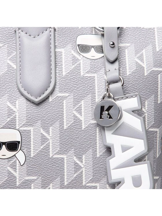 KARL LAGERFELD Γυναίκες Τσάντες Shoppers Τσάντα 225W3026 Γκρι Γκρι 2 KARL LAGERFELD Γυναίκες Τσάντες Shoppers Τσάντα 225W3026 Γκρι Γκρι - Image 2