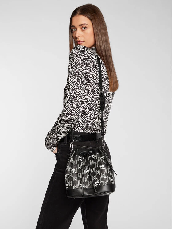 KARL LAGERFELD Γυναίκες Τσάντες Πουγκί Τσάντα 225W3029 Μαύρο Μαύρο 5 KARL LAGERFELD Γυναίκες Τσάντες Πουγκί Τσάντα 225W3029 Μαύρο Μαύρο - Image 5