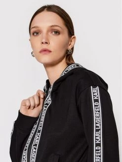 KARL LAGERFELD Γυναίκες Μπλούζες Μπλούζα 220W1805 Μαύρο Regular Fit Μαύρο -KARL LAGERFELD Κατάστημα unnamed file 2738