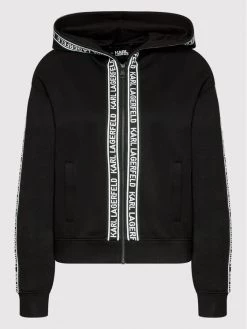 KARL LAGERFELD Γυναίκες Μπλούζες Μπλούζα 220W1805 Μαύρο Regular Fit Μαύρο -KARL LAGERFELD Κατάστημα unnamed file 2739