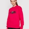 KARL LAGERFELD Γυναίκες Μπλούζες Μπλούζα Ikonik Karlimal Logo 220W1882 Ροζ Relaxed Fit Ροζ