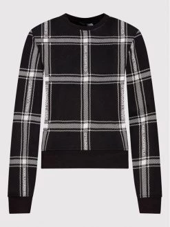 KARL LAGERFELD Γυναίκες Μπλούζες Μπλούζα Check Printed 220W1806 Μαύρο Relaxed Fit Μαύρο -KARL LAGERFELD Κατάστημα unnamed file 2769