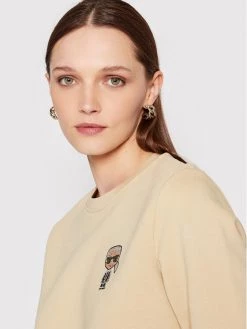 KARL LAGERFELD Γυναίκες Μπλούζες Μπλούζα Ikonik Mini 216W1831 Μπεζ Relaxed Fit Μπεζ -KARL LAGERFELD Κατάστημα unnamed file 2783