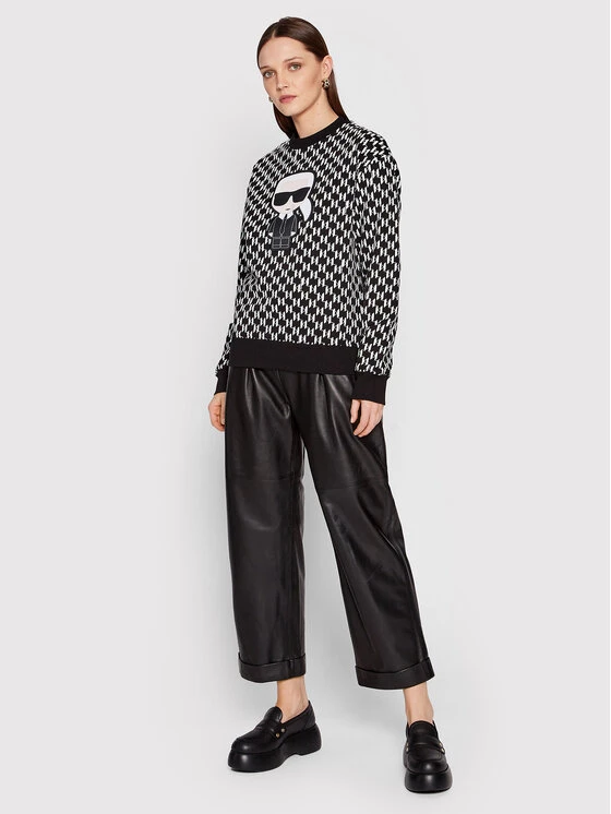 KARL LAGERFELD Γυναίκες Μπλούζες Μπλούζα Ikonik Monogram 220W1884 Μαύρο Relaxed Fit Μαύρο 2 KARL LAGERFELD Γυναίκες Μπλούζες Μπλούζα Ikonik Monogram 220W1884 Μαύρο Relaxed Fit Μαύρο - Image 2