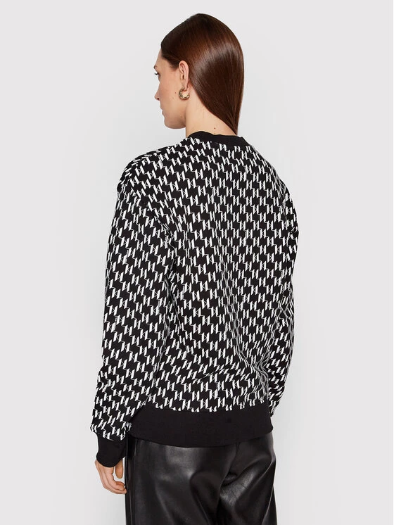 KARL LAGERFELD Γυναίκες Μπλούζες Μπλούζα Ikonik Monogram 220W1884 Μαύρο Relaxed Fit Μαύρο 3 KARL LAGERFELD Γυναίκες Μπλούζες Μπλούζα Ikonik Monogram 220W1884 Μαύρο Relaxed Fit Μαύρο - Image 3