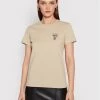 KARL LAGERFELD Γυναίκες T-shirts T-Shirt Ikonik Mini 216W1731 Μπεζ Regular Fit Μπεζ