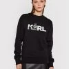 KARL LAGERFELD Γυναίκες Μπλούζες Μπλούζα Ikonik Animal 220W1882 Μαύρο Relaxed Fit Μαύρο