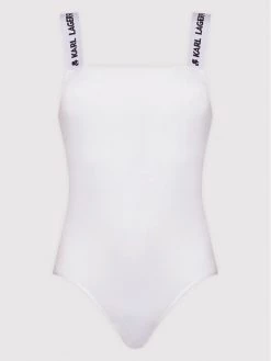 KARL LAGERFELD Γυναίκες Κορμάκια Body 220W2100 Λευκό Slim Fit Λευκό -KARL LAGERFELD Κατάστημα unnamed file 2844