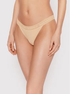 KARL LAGERFELD Γυναίκες Brazil Σλιπ Εσώρουχο Brazil Ultralight Logo 220W2164 Μπεζ Μπεζ