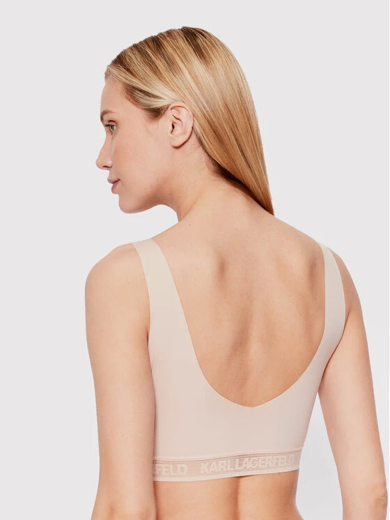 KARL LAGERFELD Γυναίκες Χωρίς Μπανέλα Σουτιέν τοπ Ultralight 220W2161 Μπεζ Μπεζ 2 KARL LAGERFELD Γυναίκες Χωρίς Μπανέλα Σουτιέν τοπ Ultralight 220W2161 Μπεζ Μπεζ - Image 2