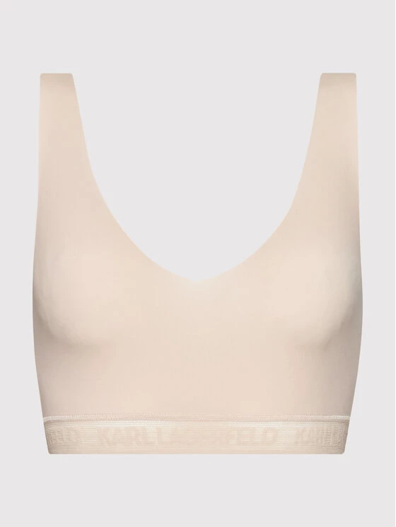 KARL LAGERFELD Γυναίκες Χωρίς Μπανέλα Σουτιέν τοπ Ultralight 220W2161 Μπεζ Μπεζ 3 KARL LAGERFELD Γυναίκες Χωρίς Μπανέλα Σουτιέν τοπ Ultralight 220W2161 Μπεζ Μπεζ - Image 3