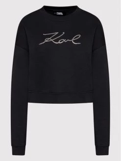 KARL LAGERFELD Γυναίκες Μπλούζες Χωρίς Φερμουάρ Μπλούζα 216W1811 Μαύρο Relaxed Fit Μαύρο -KARL LAGERFELD Κατάστημα unnamed file 29