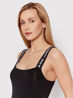 KARL LAGERFELD Γυναίκες Κορμάκια Body Logo 220W2100 Μαύρο Slim Fit Μαύρο -KARL LAGERFELD Κατάστημα unnamed file 2904