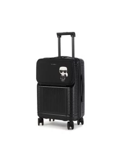 KARL LAGERFELD Άνδρες Βαλίτσες Μεσαία Σκληρή Βαλίτσα 220W3079 Μαύρο Μαύρο