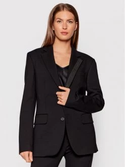 KARL LAGERFELD Γυναίκες Σακάκια & Μπλέιζερ Μπλέιζερ Punto 211W1420 Μαύρο Regular Fit Μαύρο