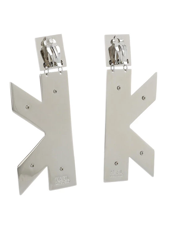 KARL LAGERFELD Γυναίκες Σκουλαρίκια με κλιπ 221W3931 Μαύρο Μαύρο 2 KARL LAGERFELD Γυναίκες Σκουλαρίκια με κλιπ 221W3931 Μαύρο Μαύρο - Image 2