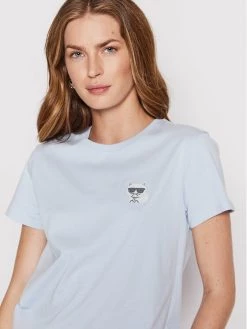KARL LAGERFELD Γυναίκες T-shirts T-Shirt Ikonik Choupette 216W1730 Μπλε Regular Fit Μπλε -KARL LAGERFELD Κατάστημα unnamed file 3148