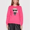 KARL LAGERFELD Γυναίκες Μπλούζες Μπλούζα Ikonik 210W1820 Ροζ Regular Fit Ροζ