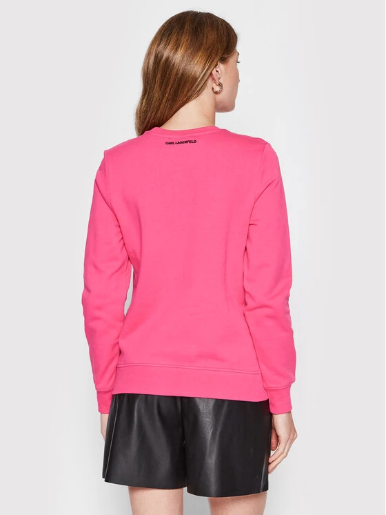 KARL LAGERFELD Γυναίκες Μπλούζες Μπλούζα Ikonik 210W1820 Ροζ Regular Fit Ροζ 3 KARL LAGERFELD Γυναίκες Μπλούζες Μπλούζα Ikonik 210W1820 Ροζ Regular Fit Ροζ - Image 3