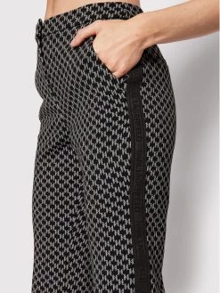 KARL LAGERFELD Γυναίκες Υφασμάτινα Παντελόνια Παντελόνι υφασμάτινο 221W1005 Μαύρο Bootcut Fit Μαύρο -KARL LAGERFELD Κατάστημα unnamed file 3185