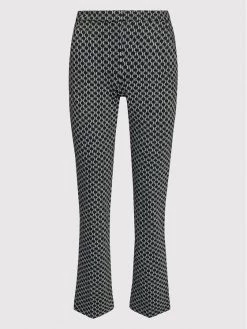 KARL LAGERFELD Γυναίκες Υφασμάτινα Παντελόνια Παντελόνι υφασμάτινο 221W1005 Μαύρο Bootcut Fit Μαύρο -KARL LAGERFELD Κατάστημα unnamed file 3186