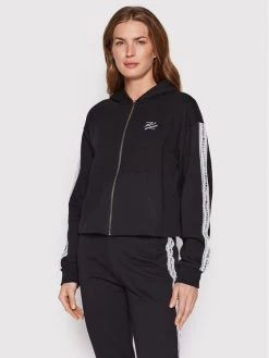 KARL LAGERFELD Γυναίκες Μπλούζες Μπλούζα Logo Tape 221W1802 Μαύρο Relaxed Fit Μαύρο