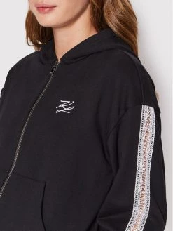 KARL LAGERFELD Γυναίκες Μπλούζες Μπλούζα Logo Tape 221W1802 Μαύρο Relaxed Fit Μαύρο -KARL LAGERFELD Κατάστημα unnamed file 3195