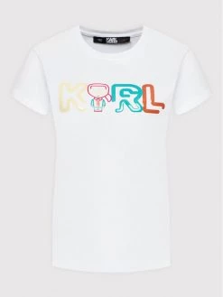 KARL LAGERFELD Γυναίκες T-shirts T-Shirt Jelly Mini Logo 221W1703 Λευκό Regular Fit Λευκό -KARL LAGERFELD Κατάστημα unnamed file 3206