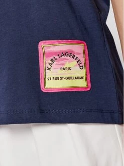 KARL LAGERFELD Γυναίκες T-shirts T-Shirt 215W1708 Σκούρο μπλε Relaxed Fit Σκούρο μπλε -KARL LAGERFELD Κατάστημα unnamed file 321