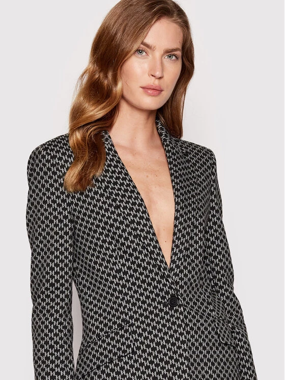 KARL LAGERFELD Γυναίκες Σακάκια & Μπλέιζερ Μπλέιζερ Punto 221W1407 Μαύρο Regular Fit Μαύρο 4 KARL LAGERFELD Γυναίκες Σακάκια & Μπλέιζερ Μπλέιζερ Punto 221W1407 Μαύρο Regular Fit Μαύρο - Image 4