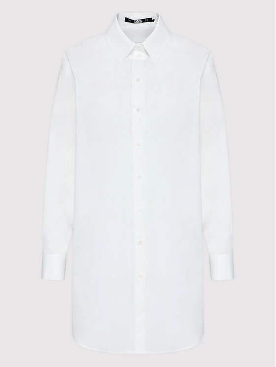 KARL LAGERFELD Γυναίκες Τουνίκ Logo 221W1604 Λευκό Relaxed Fit Λευκό 5 KARL LAGERFELD Γυναίκες Τουνίκ Logo 221W1604 Λευκό Relaxed Fit Λευκό - Image 5