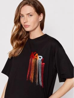 KARL LAGERFELD Γυναίκες T-shirts T-Shirt Fringe Logo 221W1707 Μαύρο Relaxed Fit Μαύρο 8 KARL LAGERFELD Γυναίκες T-shirts T-Shirt Fringe Logo 221W1707 Μαύρο Relaxed Fit Μαύρο -KARL LAGERFELD Κατάστημα unnamed file 3265