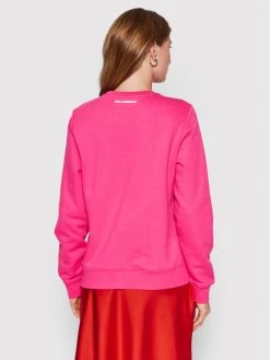 KARL LAGERFELD Γυναίκες Μπλούζες Μπλούζα Jelly Mini Logo 221W1800 Ροζ Regular Fit Ροζ -KARL LAGERFELD Κατάστημα unnamed file 3269
