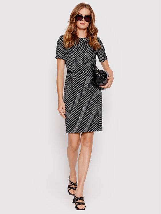 KARL LAGERFELD Γυναίκες Καθημερινά Φορέματα Φόρεμα καθημερινό 221W1310 Μαύρο Regular Fit Μαύρο 2 KARL LAGERFELD Γυναίκες Καθημερινά Φορέματα Φόρεμα καθημερινό 221W1310 Μαύρο Regular Fit Μαύρο - Image 2