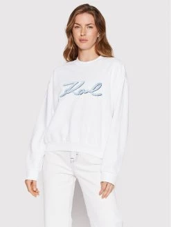 KARL LAGERFELD Γυναίκες Μπλούζες Μπλούζα Logo 221W1810 Λευκό Relaxed Fit Λευκό