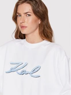 KARL LAGERFELD Γυναίκες Μπλούζες Μπλούζα Logo 221W1810 Λευκό Relaxed Fit Λευκό -KARL LAGERFELD Κατάστημα unnamed file 3290