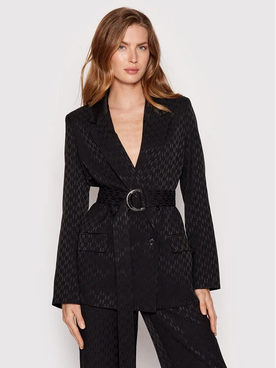 KARL LAGERFELD Γυναίκες Σακάκια & Μπλέιζερ Μπλέιζερ Monogram 221W1405 Μαύρο Regular Fit Μαύρο 1 KARL LAGERFELD Γυναίκες Σακάκια & Μπλέιζερ Μπλέιζερ Monogram 221W1405 Μαύρο Regular Fit Μαύρο