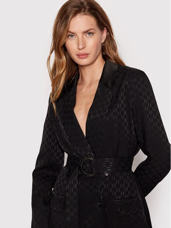 KARL LAGERFELD Γυναίκες Σακάκια & Μπλέιζερ Μπλέιζερ Monogram 221W1405 Μαύρο Regular Fit Μαύρο 4 KARL LAGERFELD Γυναίκες Σακάκια & Μπλέιζερ Μπλέιζερ Monogram 221W1405 Μαύρο Regular Fit Μαύρο - Image 4