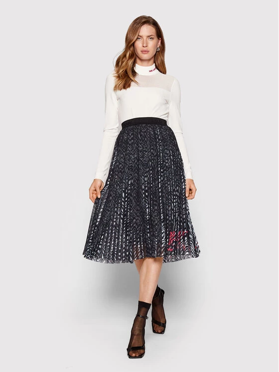 KARL LAGERFELD Γυναίκες Ζιβάγκο Logo 221W2001 Λευκό Regular Fit Λευκό 2 KARL LAGERFELD Γυναίκες Ζιβάγκο Logo 221W2001 Λευκό Regular Fit Λευκό - Image 2