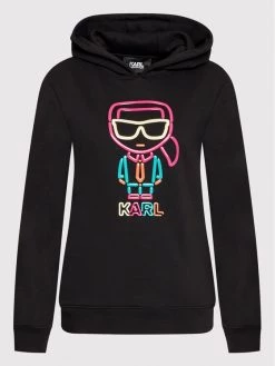 KARL LAGERFELD Γυναίκες Μπλούζες Μπλούζα Jelly 221W1801 Μαύρο Regular Fit Μαύρο -KARL LAGERFELD Κατάστημα unnamed file 3346