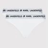 KARL LAGERFELD Γυναίκες Κλασικά Σλιπ Σετ 2 τεμάχια σλιπ κλασικά Logo Set 211W2127 Λευκό Λευκό