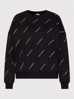 KARL LAGERFELD Γυναίκες Μπλούζες Χωρίς Φερμουάρ Μπλούζα 215W1802 Μαύρο Relaxed Fit Μαύρο -KARL LAGERFELD Κατάστημα unnamed file 338