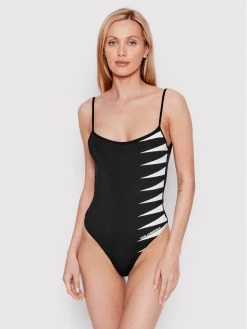 KARL LAGERFELD Γυναίκες Ολόσωμα Μαγιό Μαγιό Tribal KL22WOP09 Μαύρο Μαύρο