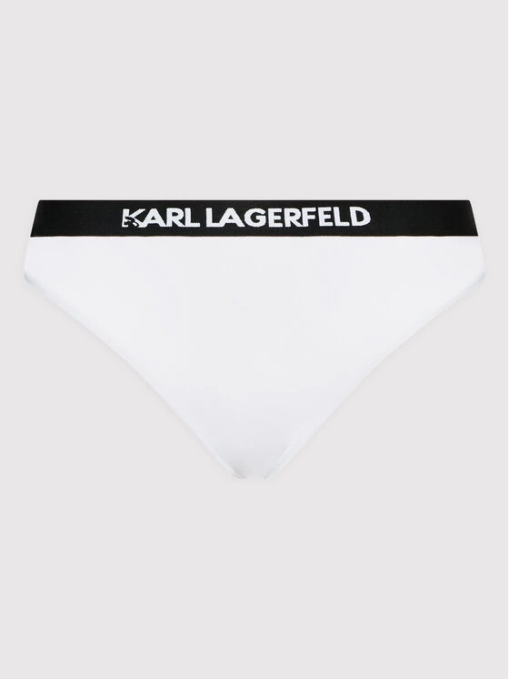KARL LAGERFELD Γυναίκες Μπικίνι κάτω μέρος Sport KL22WBT08 Λευκό Λευκό 3 KARL LAGERFELD Γυναίκες Μπικίνι κάτω μέρος Sport KL22WBT08 Λευκό Λευκό - Image 3