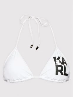 KARL LAGERFELD Γυναίκες Μπικίνι πάνω μέρος Printed Logo KL22WTP01 Λευκό Λευκό -KARL LAGERFELD Κατάστημα unnamed file 3411