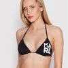 KARL LAGERFELD Γυναίκες Μπικίνι πάνω μέρος Printed Logo KL22WTP01 Μαύρο Μαύρο